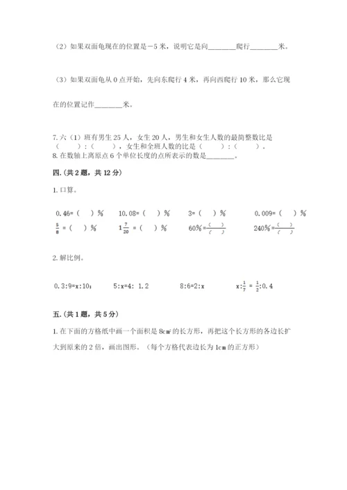 青岛版数学小升初模拟试卷及参考答案【培优a卷】.docx