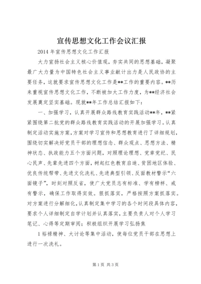 宣传思想文化工作会议汇报 (3).docx