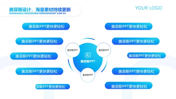 蓝色渐变风论文答辩PPT