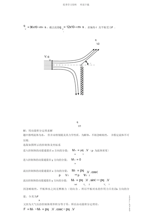 工程流体力学答案(陈卓如)第七章.docx