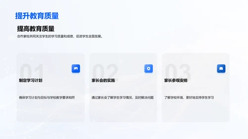 家校合力成就学生PPT模板