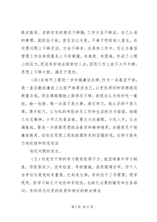 瓦干村党支部书记学习廉政准则.docx