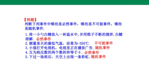 25.1.1  随机事件 课件(共19张PPT)