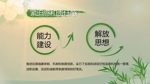 纪检监察党风廉政工作计划动态PPT