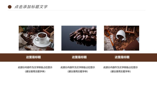 西餐厅咖啡产品介绍下午茶咖啡厅PPT模板