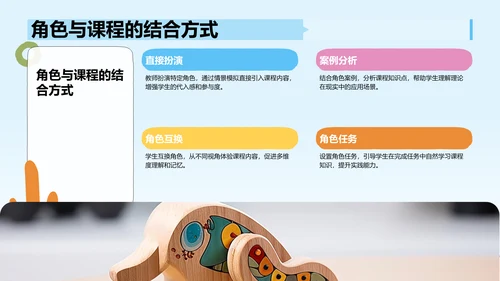 蓝色卡通风教学课件PPT模板