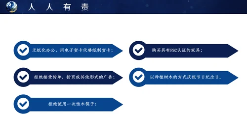 地球一小时宣传介绍通用PPT模板