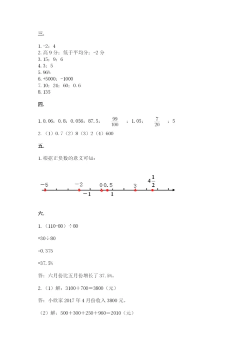 浙教版数学小升初模拟试卷附答案（模拟题）.docx