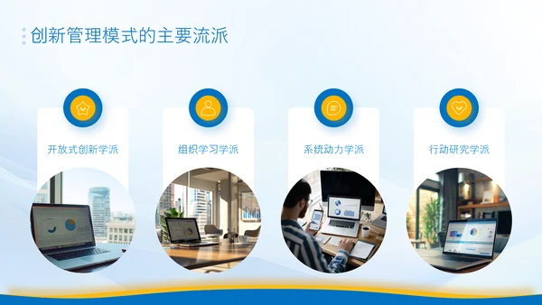 蓝色简约风企业管理培训PPT
