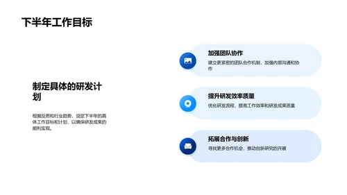 医疗化学研发半年报告PPT模板