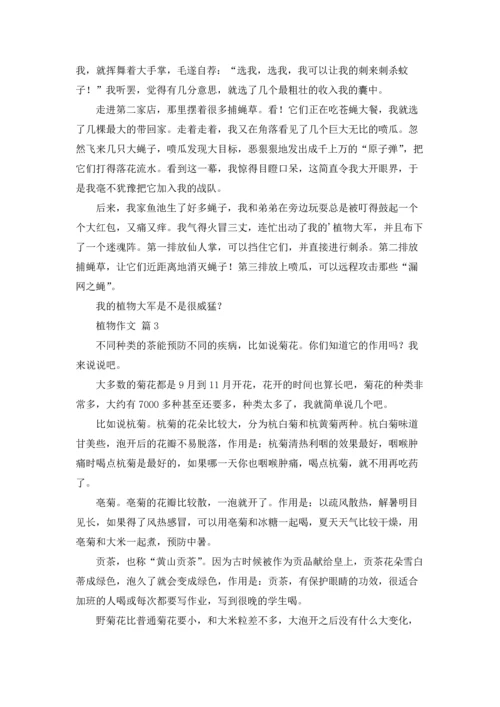 植物作文锦集4篇.docx