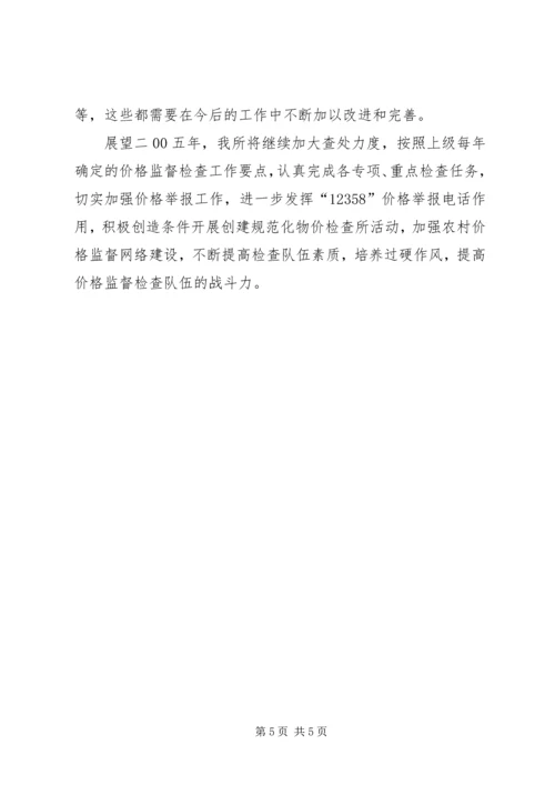 价格监督检查工作总结.docx