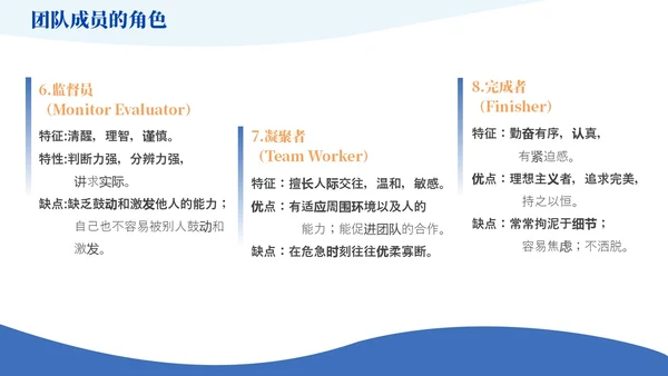 蓝橙色简约风如何提升团队凝聚力员工培训PPT模版效率