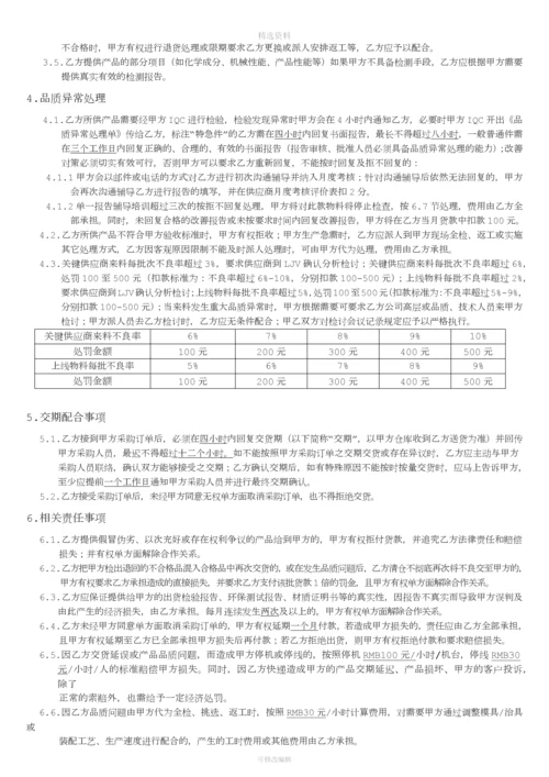 质量保证协议书A.docx