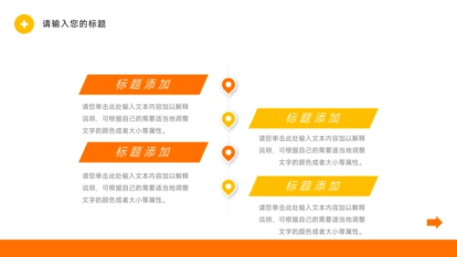 橙色极简欧美风电商运营计划PPT模板