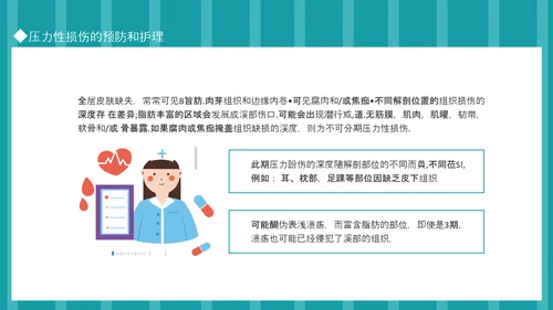 压力性损伤的预防和护理专业PPT模板
