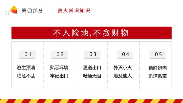 全国消防日防灾治火救火逃生安全知识培训