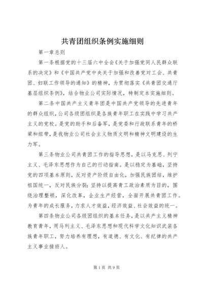 共青团组织条例实施细则 (6).docx