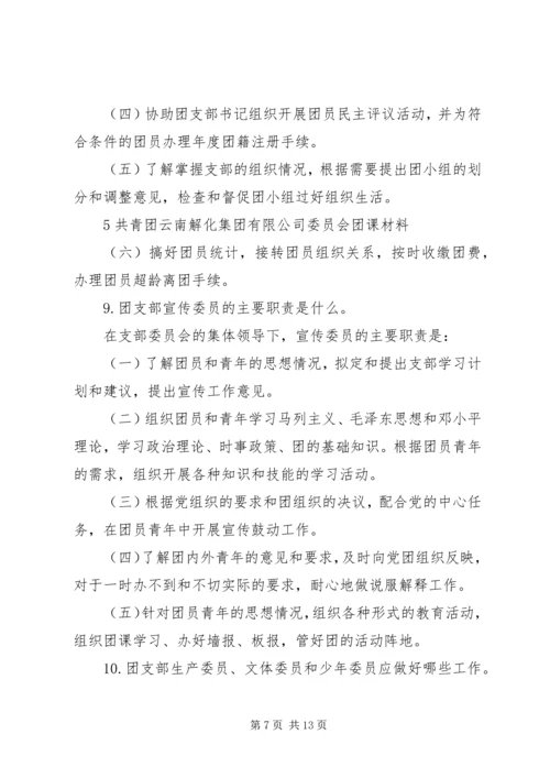关于共青团中学支部委员会书记职务任命的请示.docx