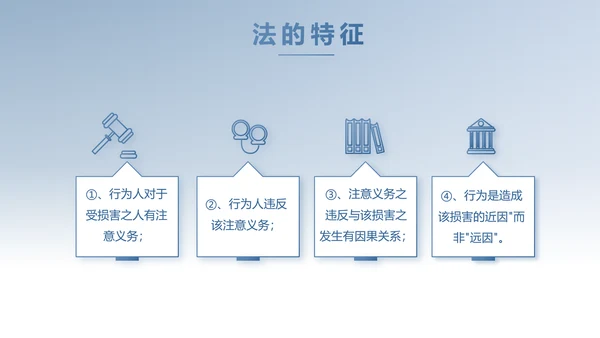 蓝色中国风法律讲座动态PPT模板