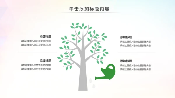 绿色环保低碳减能减排绿色出行公益PPT模板