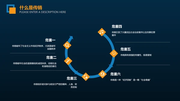 打击非法组织拳击手PPT模板