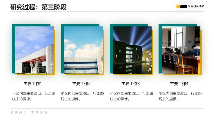 浙江科技学院专属课题学术汇报毕业答辩通用PPT模板