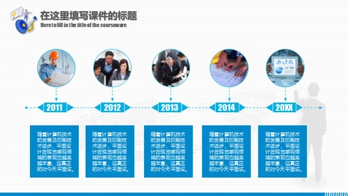 手机移动互联网科技通用PPT模板