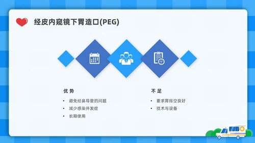 蓝色简约插画危重患者的营养支持和护理培训PPT全民营养周
