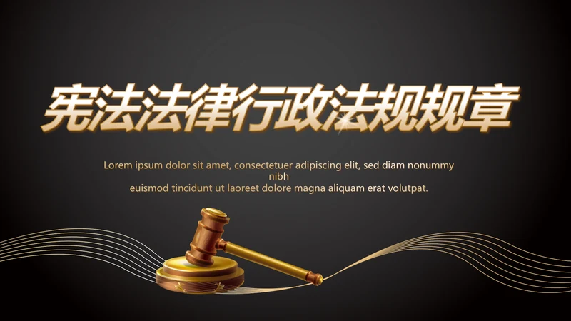 深入学习宣传法治宪法法律行政法规规章PPT
