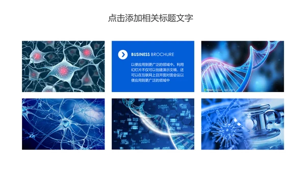医疗基因DNA细胞科学研究报告动态PPT模板