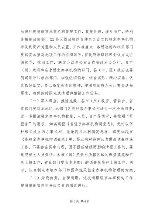 副省长在省政府加强和规范驻京办事机构联席会议上的讲话 (2).docx