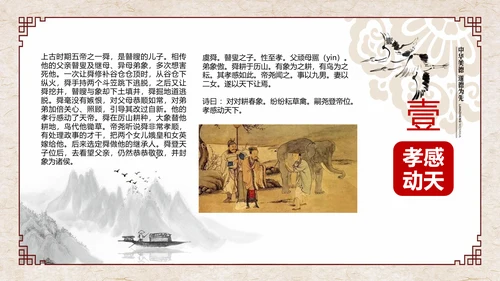 孝道百善孝为先传统文化PPT模板