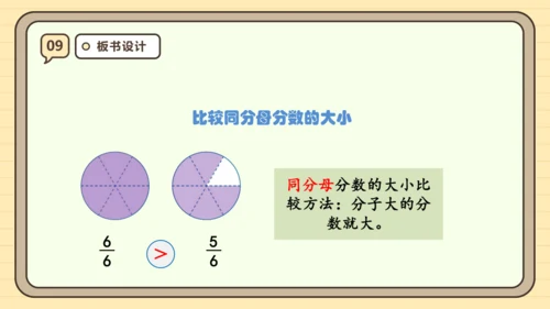 8.4 比较同分母分数的大小 课件(共21张PPT) 人教版 三年级上册数学