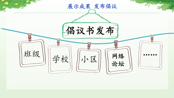 统编版2024-2025学年语文六年级上册第六单元习作学写倡议书-（教学课件）