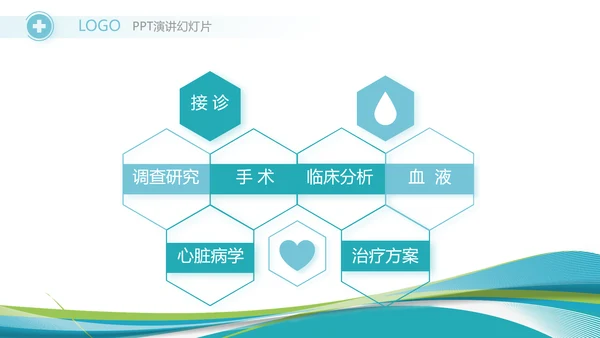 蓝色大气临床护理案例分析动态PPT模板