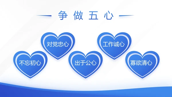 蓝色大气预备党员党建年终述职报告动态PPT