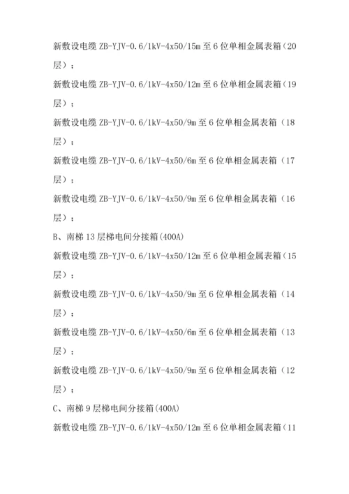 施工方案三供业分离移交改造项目.docx