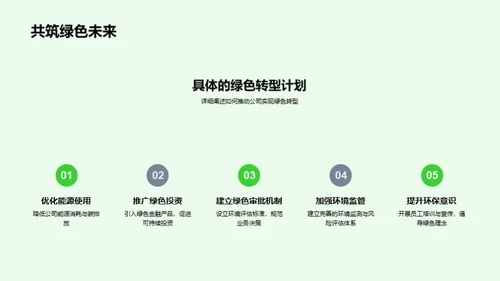 推动绿色金融