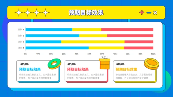 多彩孟菲斯营销策划通用PPT模板