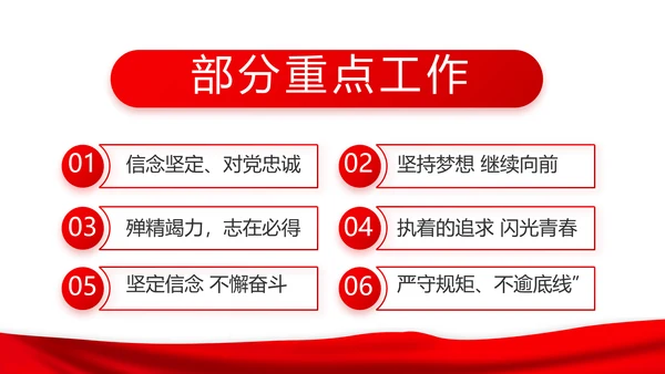 入党积极分子工作总结汇报计划PPT模板