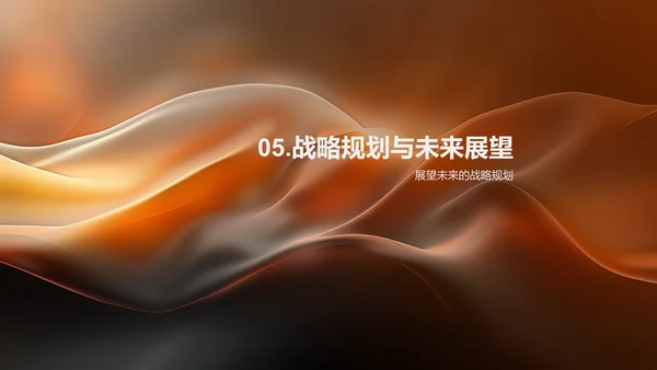 时尚业务年度报告PPT模板