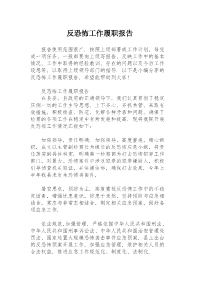 反恐怖工作履职报告.docx