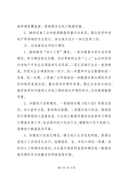 县统计局工作报告 (3).docx