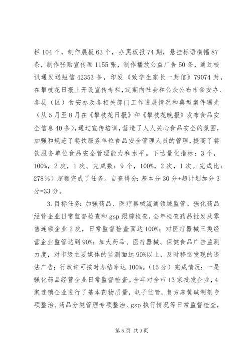 县财政局政务公开自查报告材料_1.docx