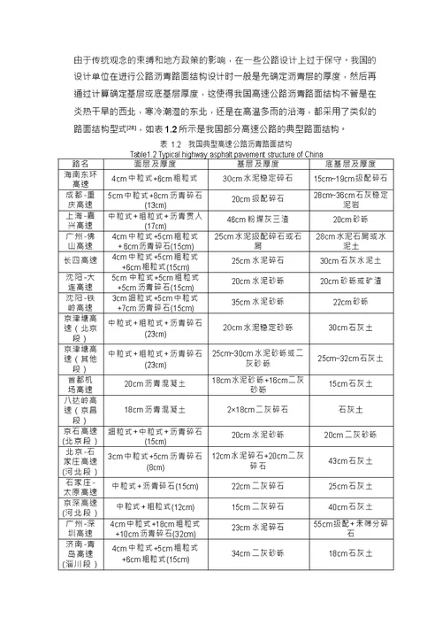 山东省国省道沥青路面典型结构及路用性能研究-建筑与土木工程专业毕业论文