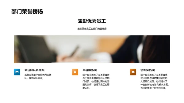 人资部门季度绩效