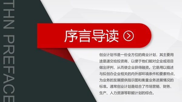 微立体2019商业计划书项目融资PPT模板