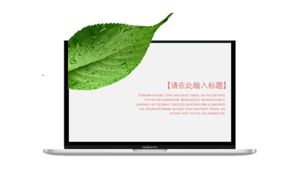 立体花朵文艺风创意策划通用PPT模板