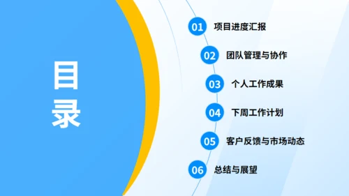 立足当下展望未来蓝色工作汇报通用PPT模板